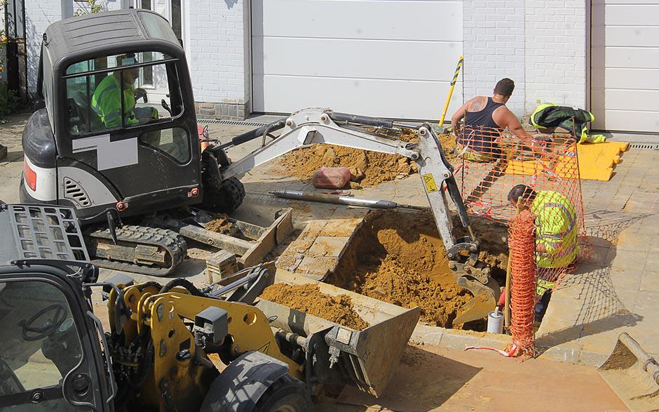 travaux assainissement Vauréal